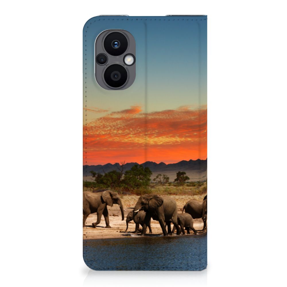 OPPO Reno8 Lite Hoesje maken Olifanten - B2C Telecom