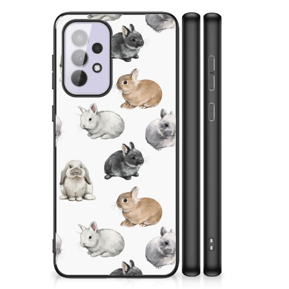 Dierenprint Telefoonhoesje voor Samsung Galaxy A33 5G Konijntjes B2C Telecom