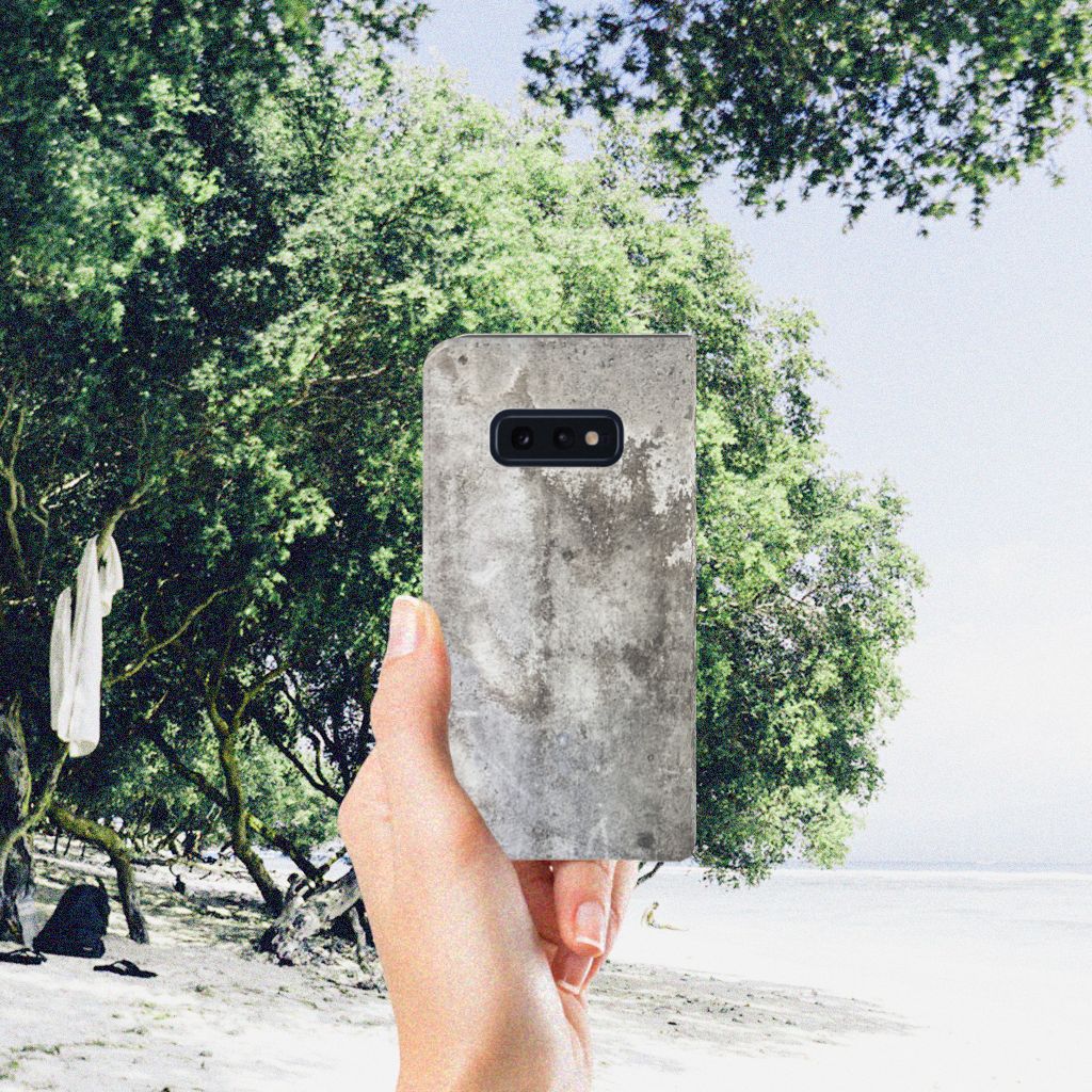 Samsung Galaxy S10e Standcase Beton Print