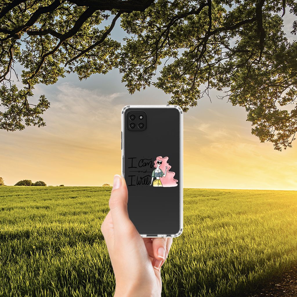 Samsung Galaxy A22 5G Stevig Bumper Hoesje i Can B2C Telecom