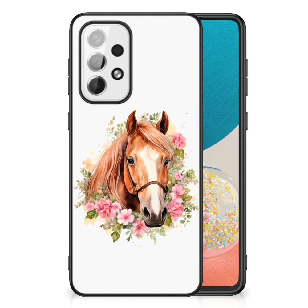 Dierenprint Telefoonhoesje voor Samsung Galaxy A73 Paard