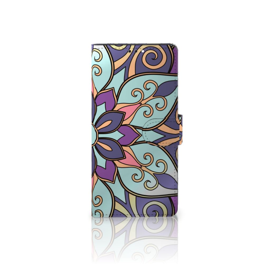 Xiaomi Redmi Note 10 Pro Hoesje Purple Flower