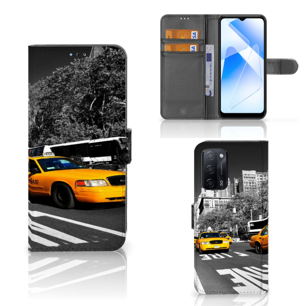 OPPO A16/A16s/A54s Flip Cover New York Taxi