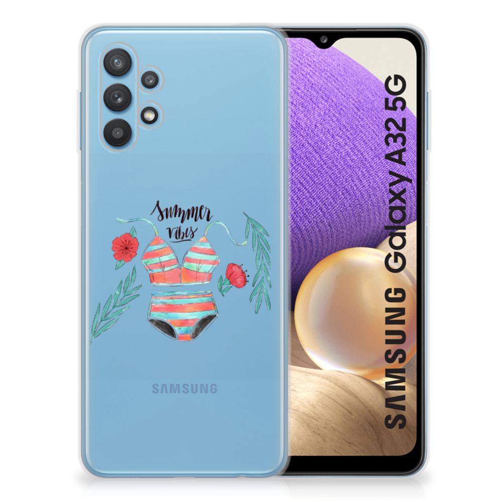 Samsung Galaxy A32 5G Telefoonhoesje met Naam Boho Summer B2C Telecom