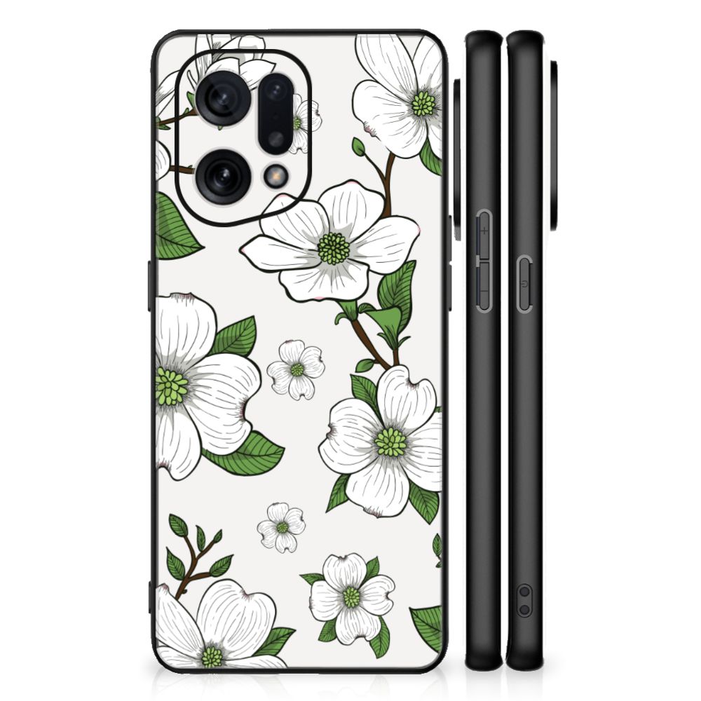 OPPO Find X5 Bloemen Hoesje Dogwood Flowers B2C Telecom