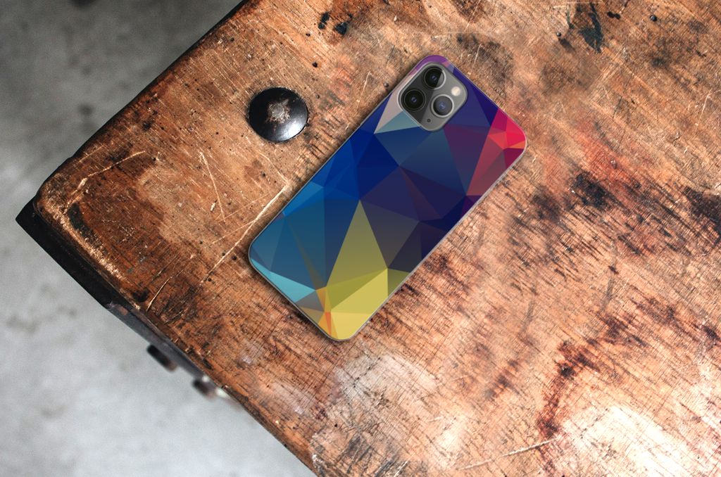 Apple iPhone 11 Pro TPU Hoesje Polygon Dark