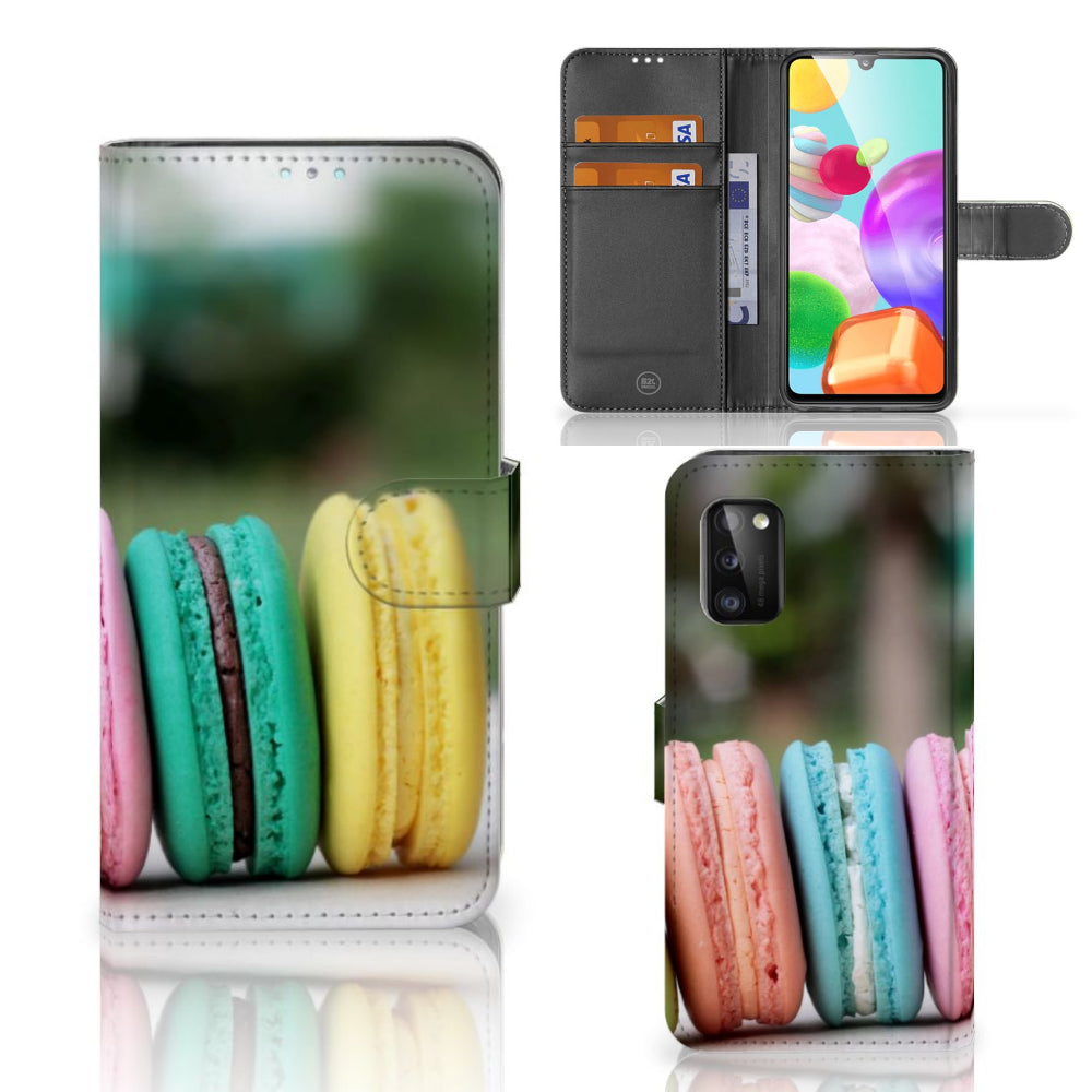 Samsung Galaxy A41 Book Cover Macarons