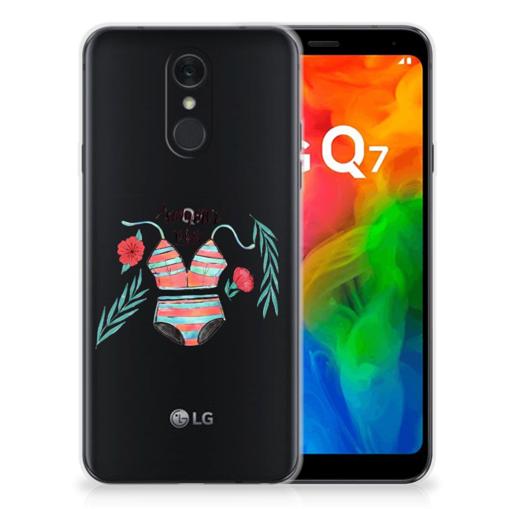 LG Q7 Telefoonhoesje met Naam Boho Summer