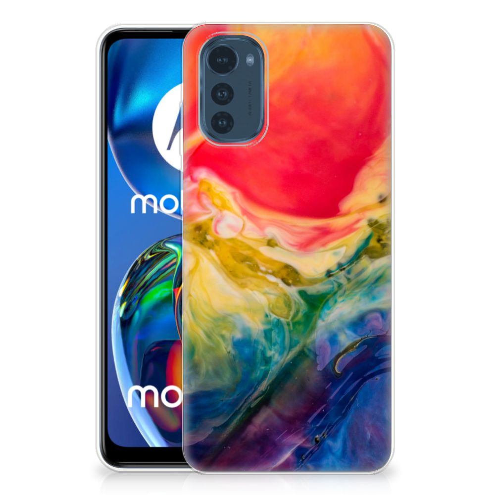 Hoesje maken Motorola Moto E32/E32s Watercolor Dark