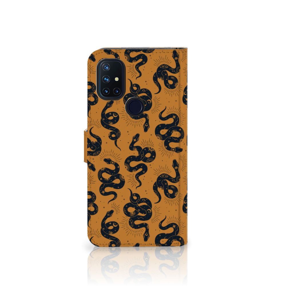 Telefoonhoesje met Pasjes voor OnePlus Nord N10 Snakes