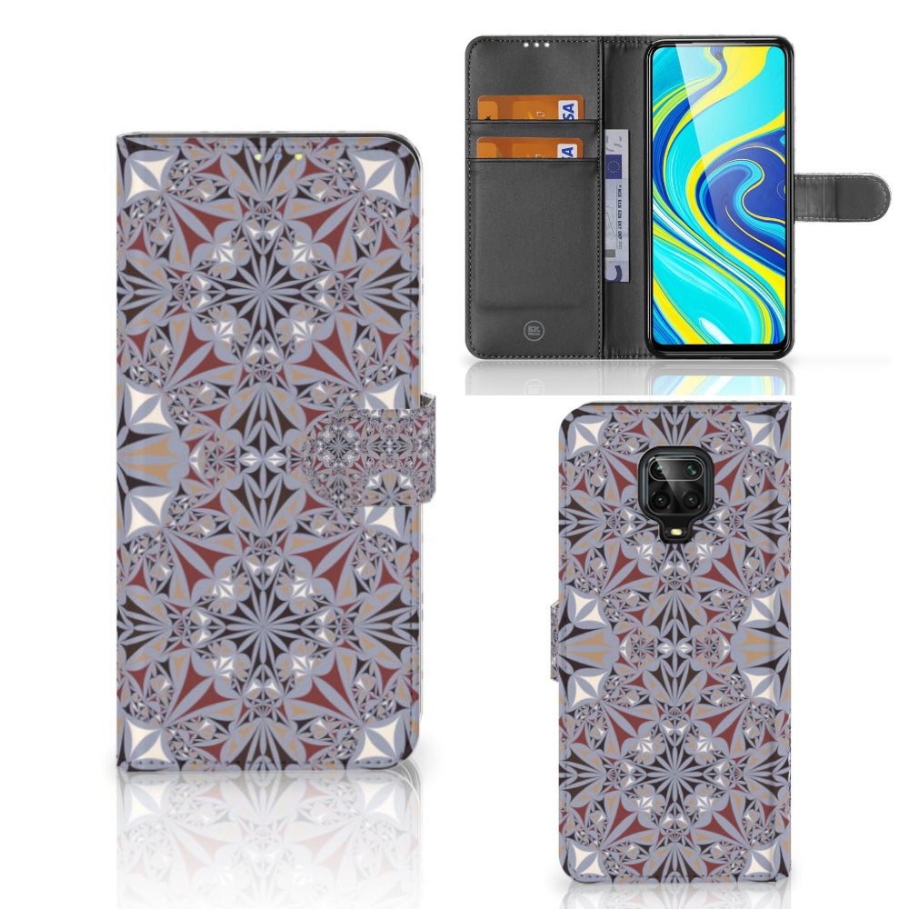 Xiaomi Redmi Note 9 Pro | Note 9S Bookcase Flower Tiles