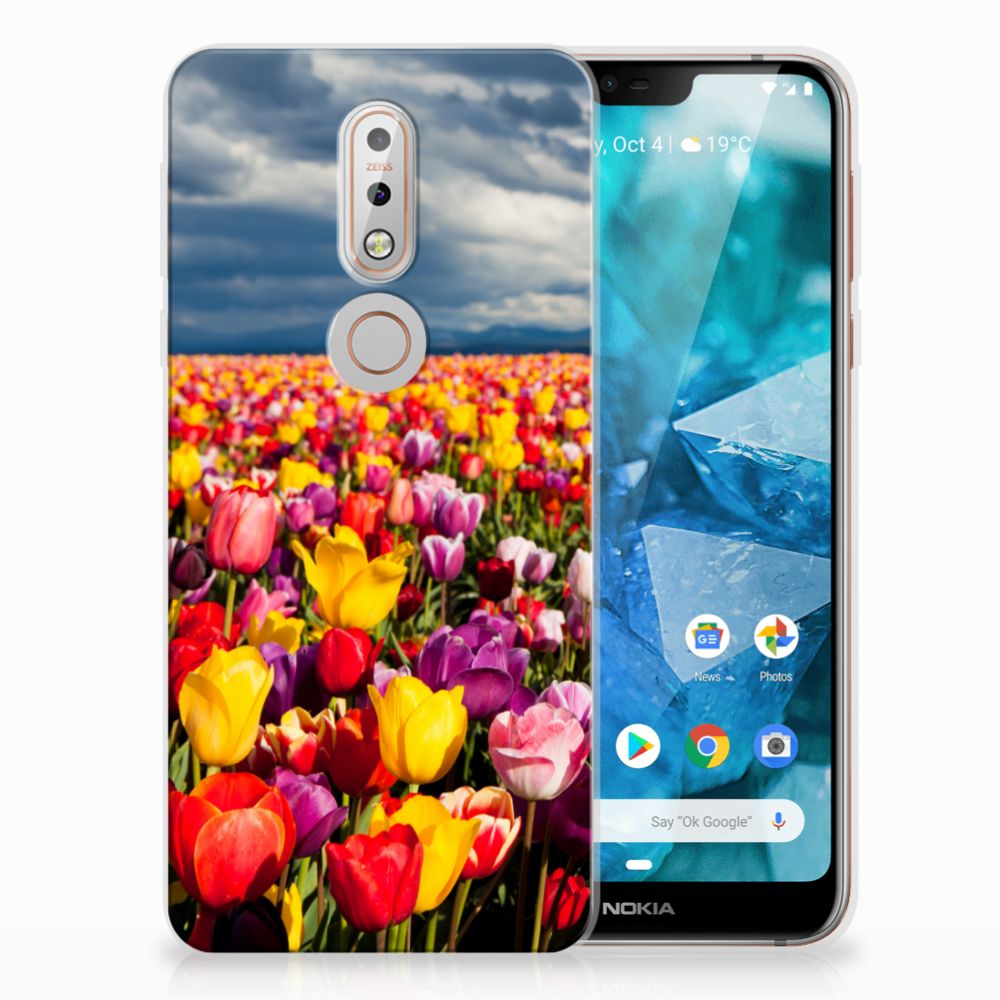 Nokia 7.1 TPU Case Tulpen