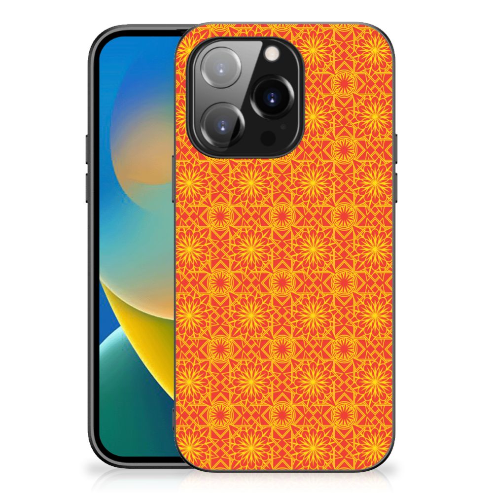 iPhone 14 Pro Back Case Batik Oranje B2C Telecom