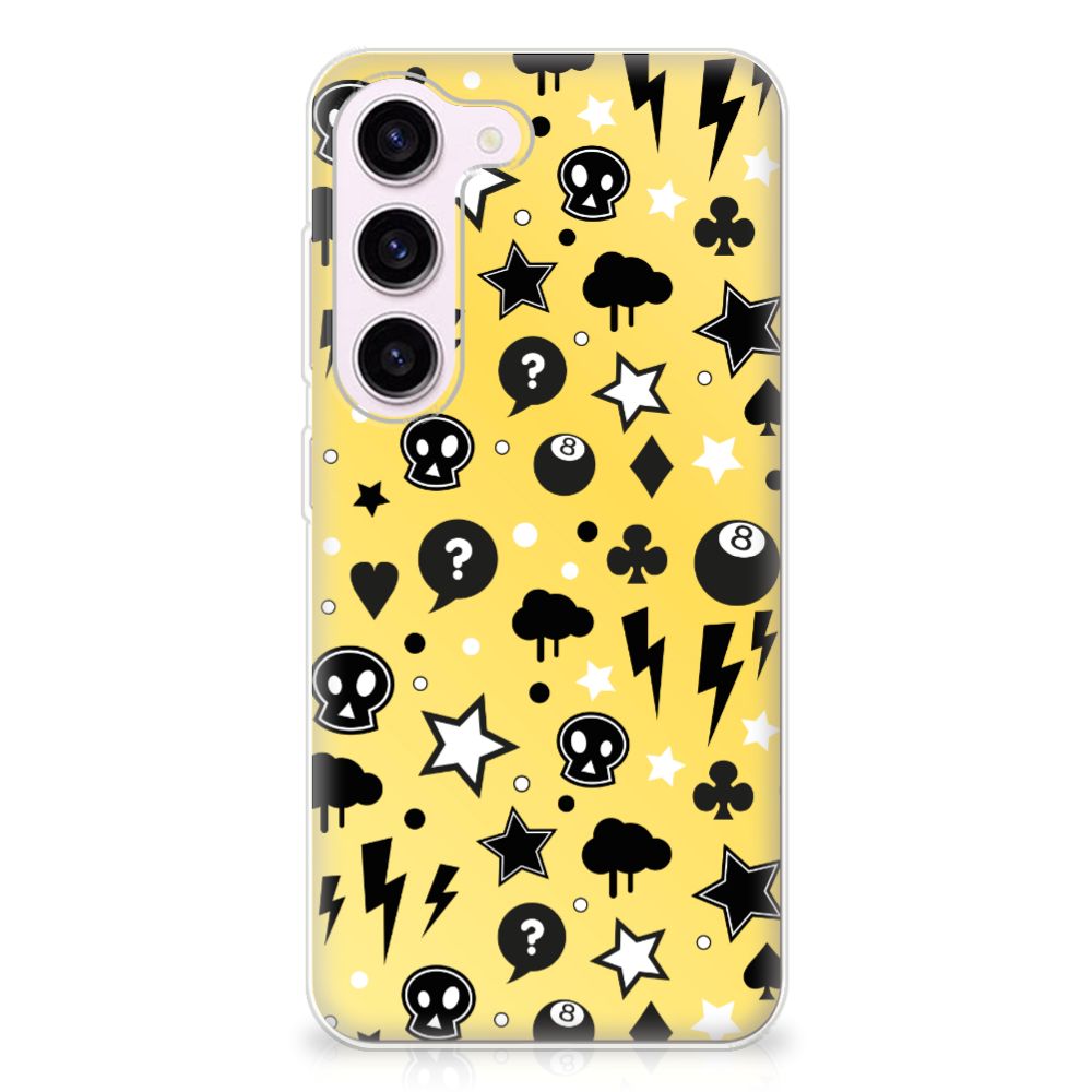 Silicone Back Case Samsung Galaxy S23 Punk Geel B2C Telecom