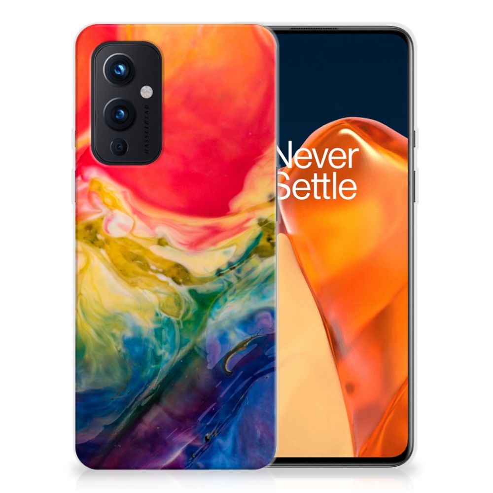 Hoesje maken OnePlus 9 Watercolor Dark