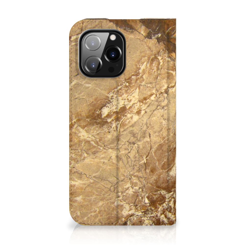 iPhone 14 Pro Max Standcase Marmer Creme