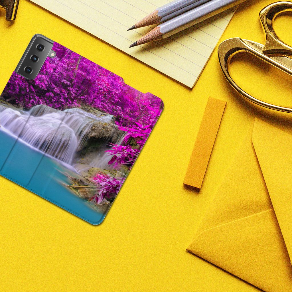 Samsung Galaxy S21 Book Cover Waterval - B2C Telecom