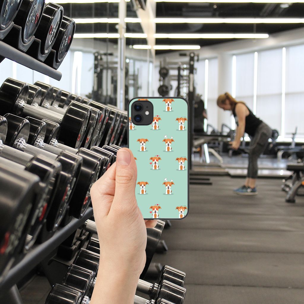 iPhone 11 Dierenprint Telefoonhoesje Pups B2C Telecom