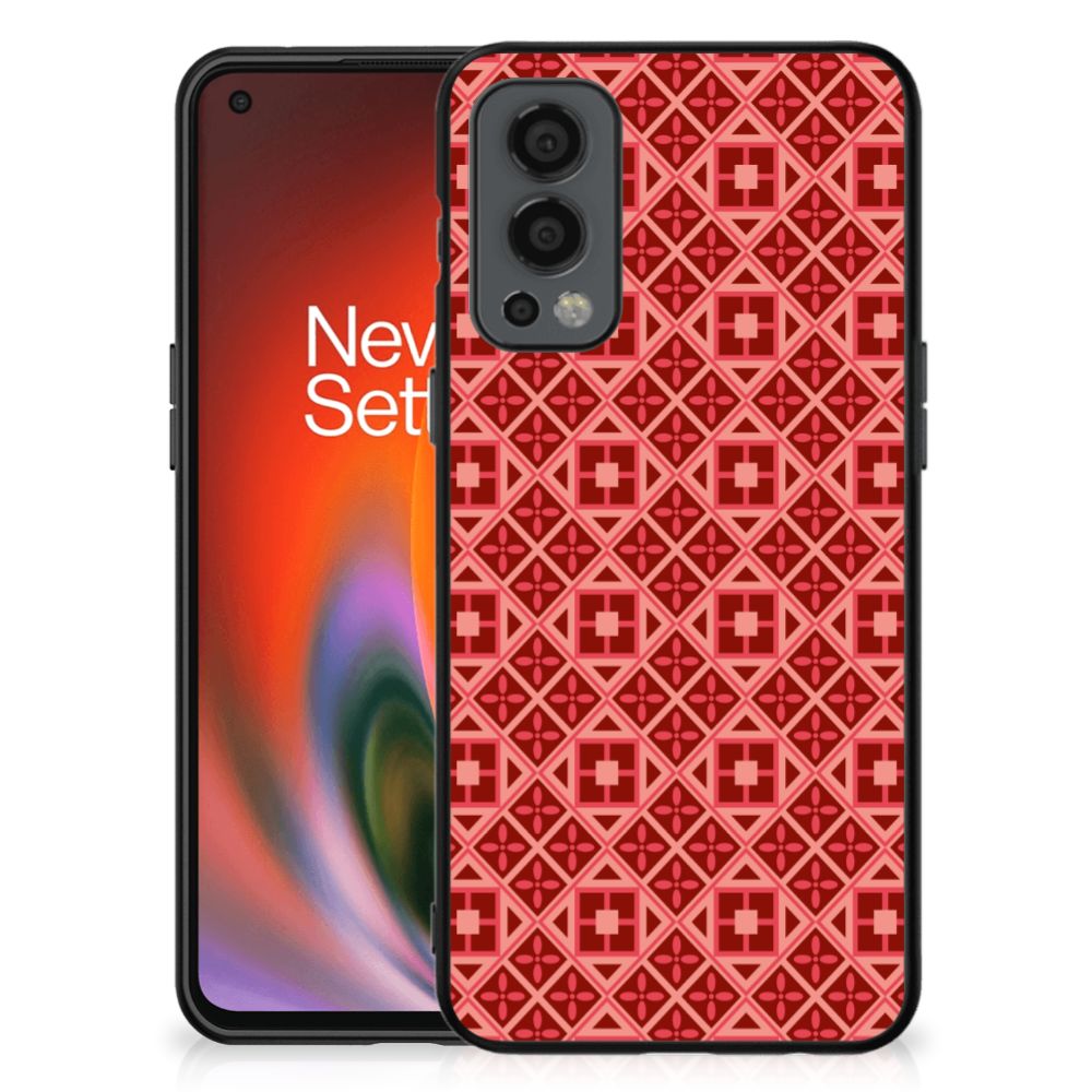 OnePlus Nord 2 Back Case Batik Rood