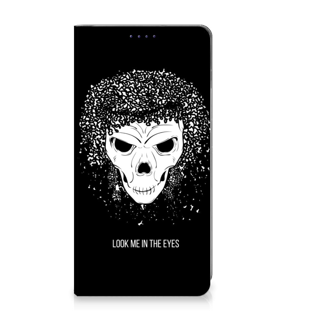 Mobiel BookCase Samsung Galaxy S10 Skull Hair