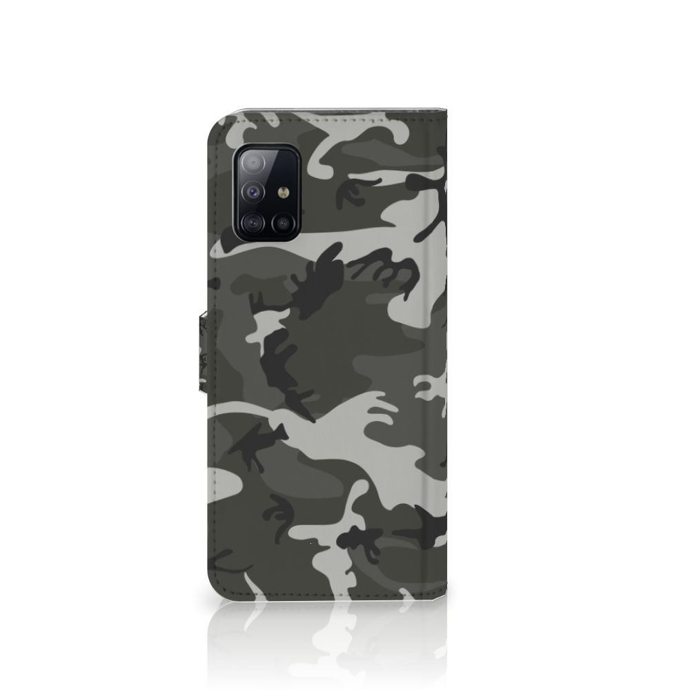 Samsung Galaxy A71 Telefoon Hoesje Army Light