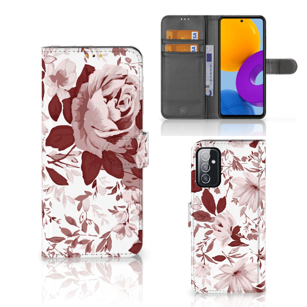 Hoesje Samsung Galaxy M52 Watercolor Flowers