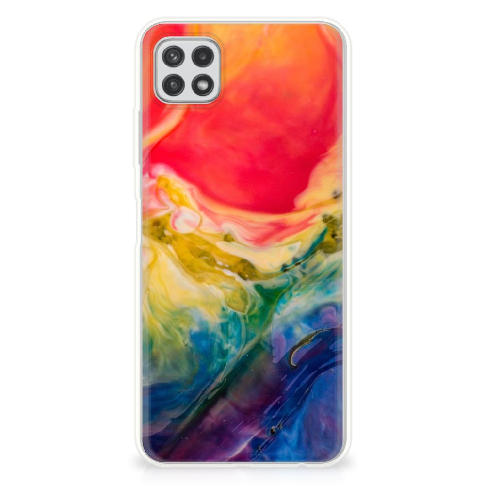 Hoesje maken Samsung Galaxy A22 5G Watercolor Dark B2C Telecom