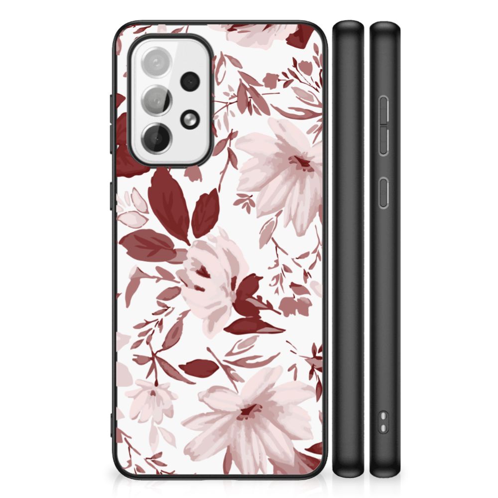Kleurrijke Telefoonhoesje Samsung Galaxy A73 Watercolor Flowers B2C Telecom