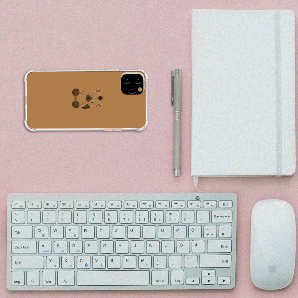 Apple iPhone 11 Pro Max Stevig Bumper Hoesje Baby Hyena