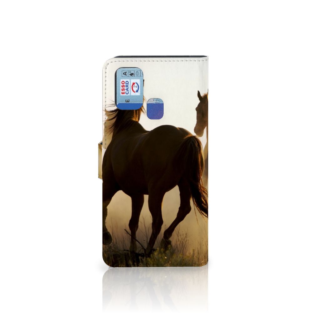 Samsung Galaxy M31 Telefoonhoesje met Pasjes Design Cowboy