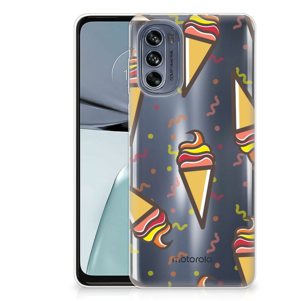 Motorola Moto G62 5G Siliconen Case Icecream