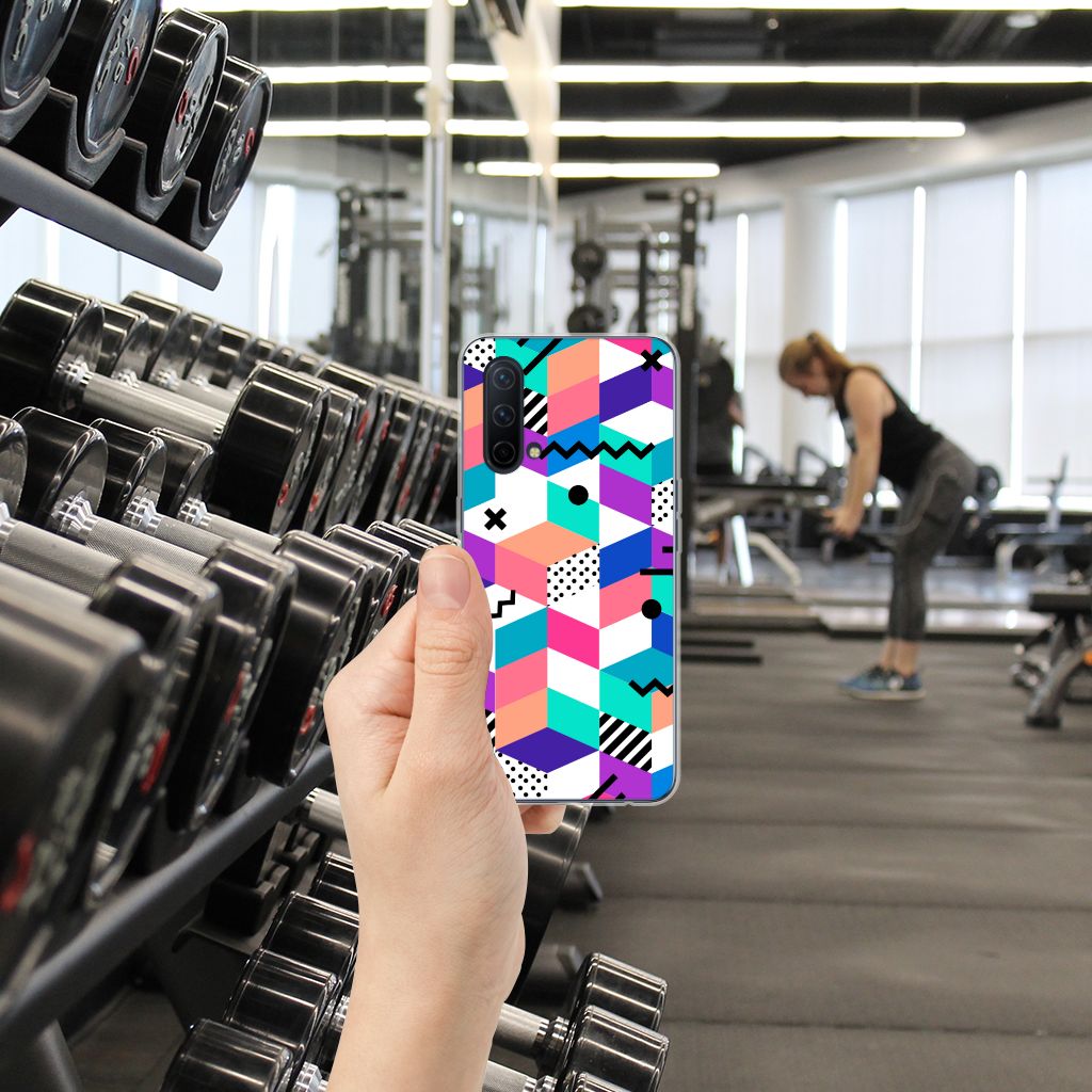 OnePlus Nord CE 5G TPU Hoesje Blokken Kleurrijk B2C Telecom