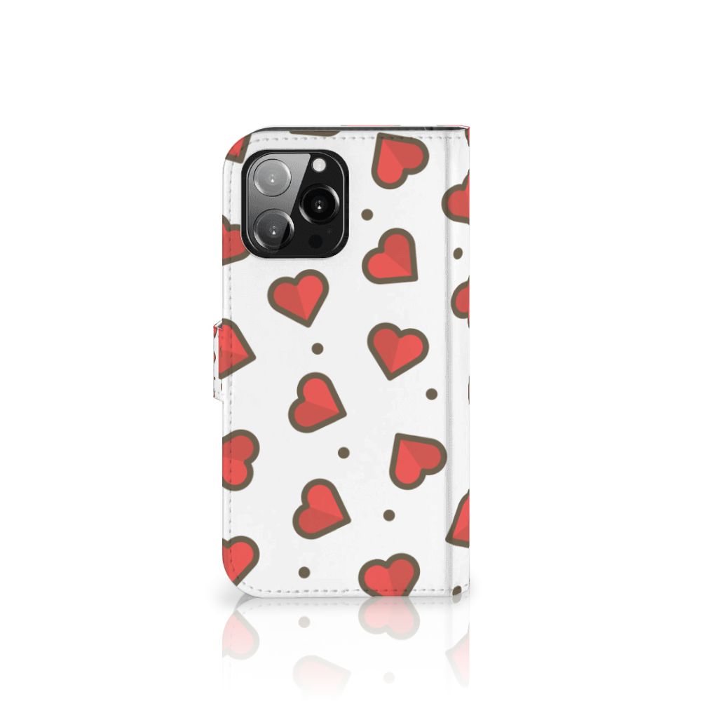 iPhone 13 Pro Max Telefoon Hoesje Hearts