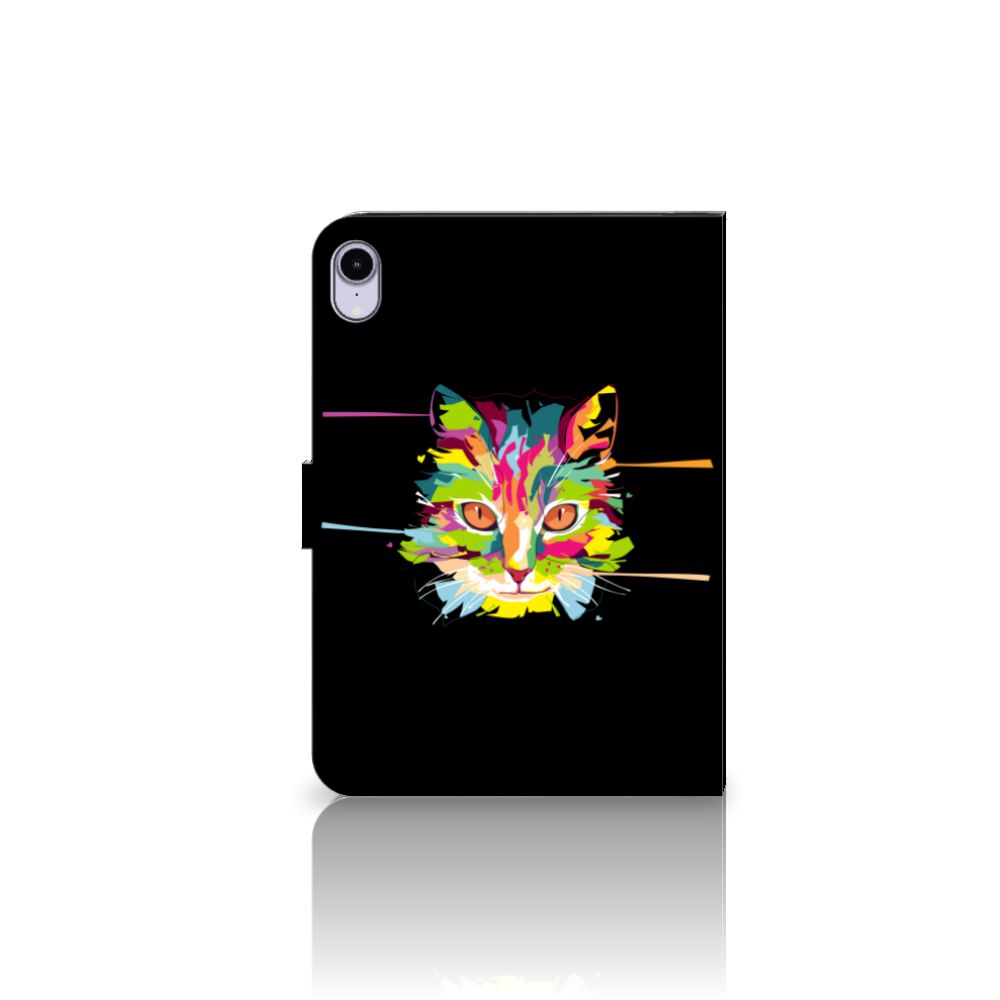 iPad Mini 6 (2021) Hippe Tablet Hoes Cat Color