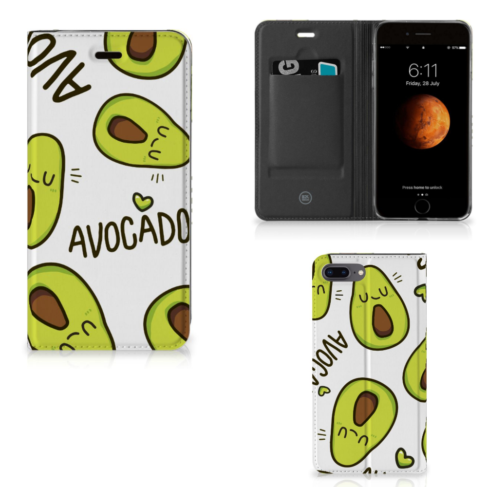 Apple iPhone 7 Plus | 8 Plus Magnet Case Avocado Singing