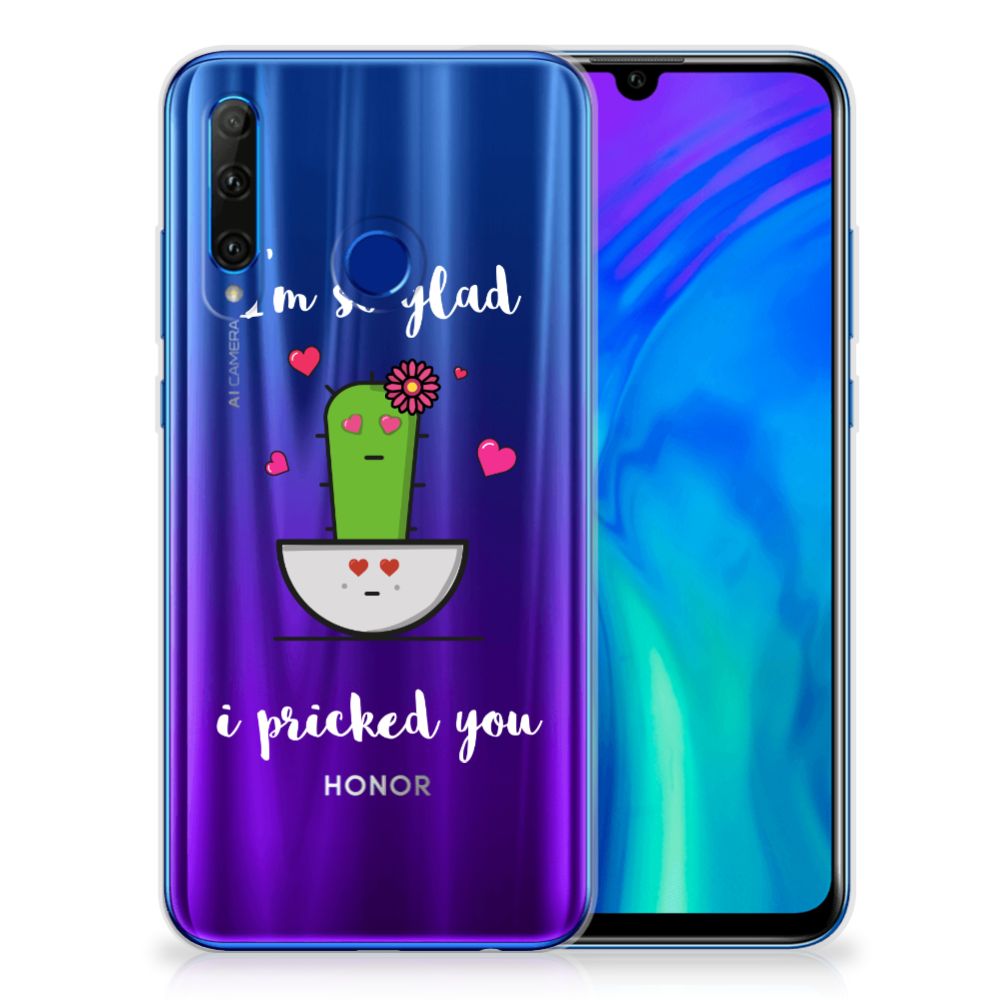 Honor 20 Lite Telefoonhoesje met Naam Cactus Glad