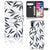 Apple iPhone Xs Max Hoesje Leaves Blue