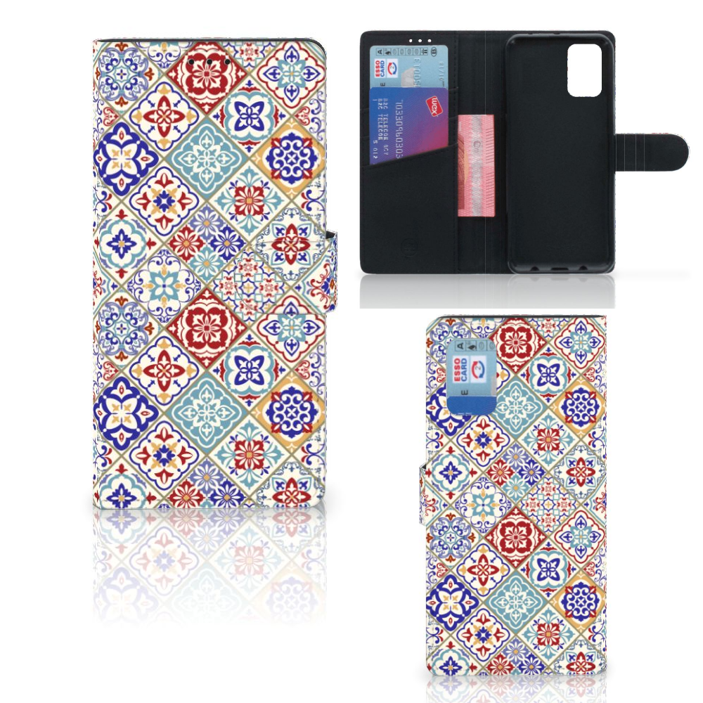 Samsung Galaxy A02s | M02s Bookcase Tiles Color