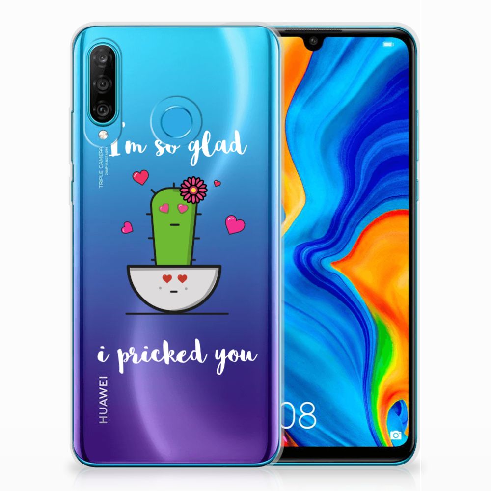 Huawei P30 Lite Telefoonhoesje met Naam Cactus Glad