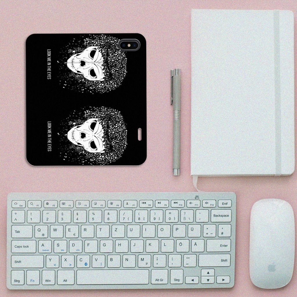 Mobiel BookCase Apple iPhone X | Xs Skull Hair
