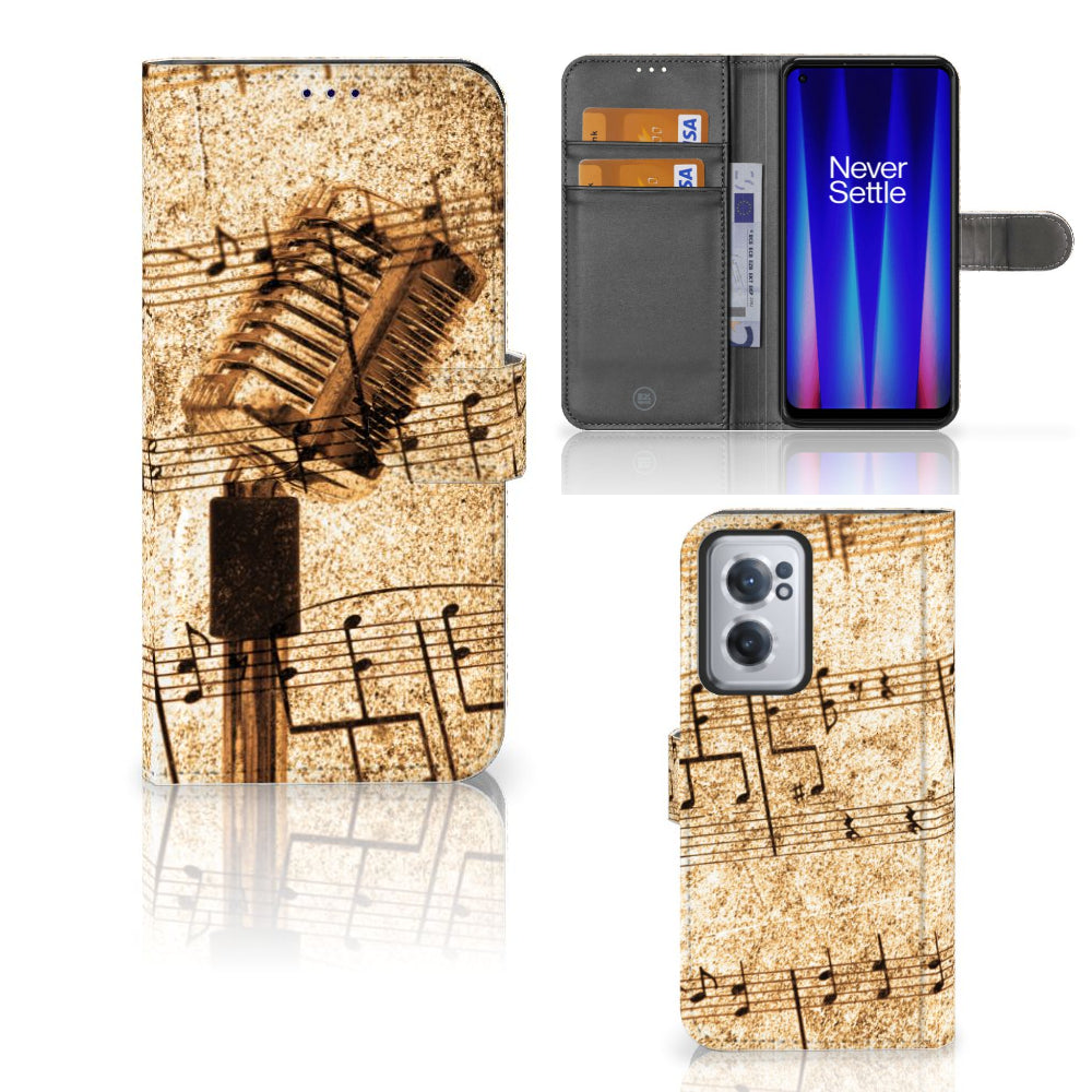 OnePlus Nord CE 2 Telefoonhoesje met foto Bladmuziek