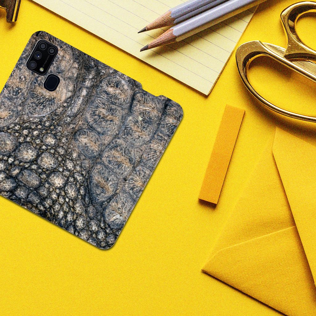 Samsung Galaxy M31 Hoesje maken Krokodillenprint - B2C Telecom
