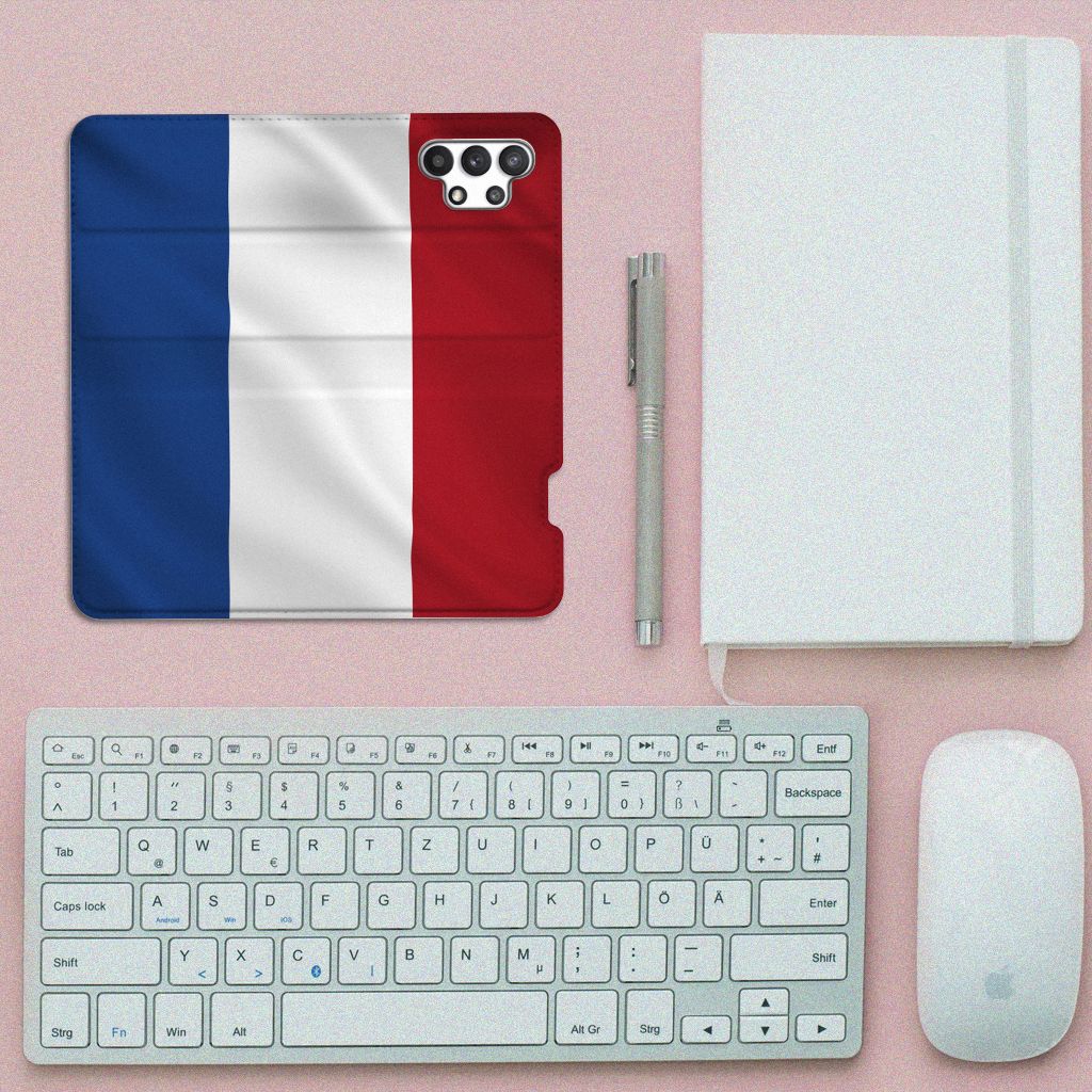 Samsung Galaxy A32 4G | A32 5G Enterprise Editie Standcase Nederlandse Vlag - B2C Telecom