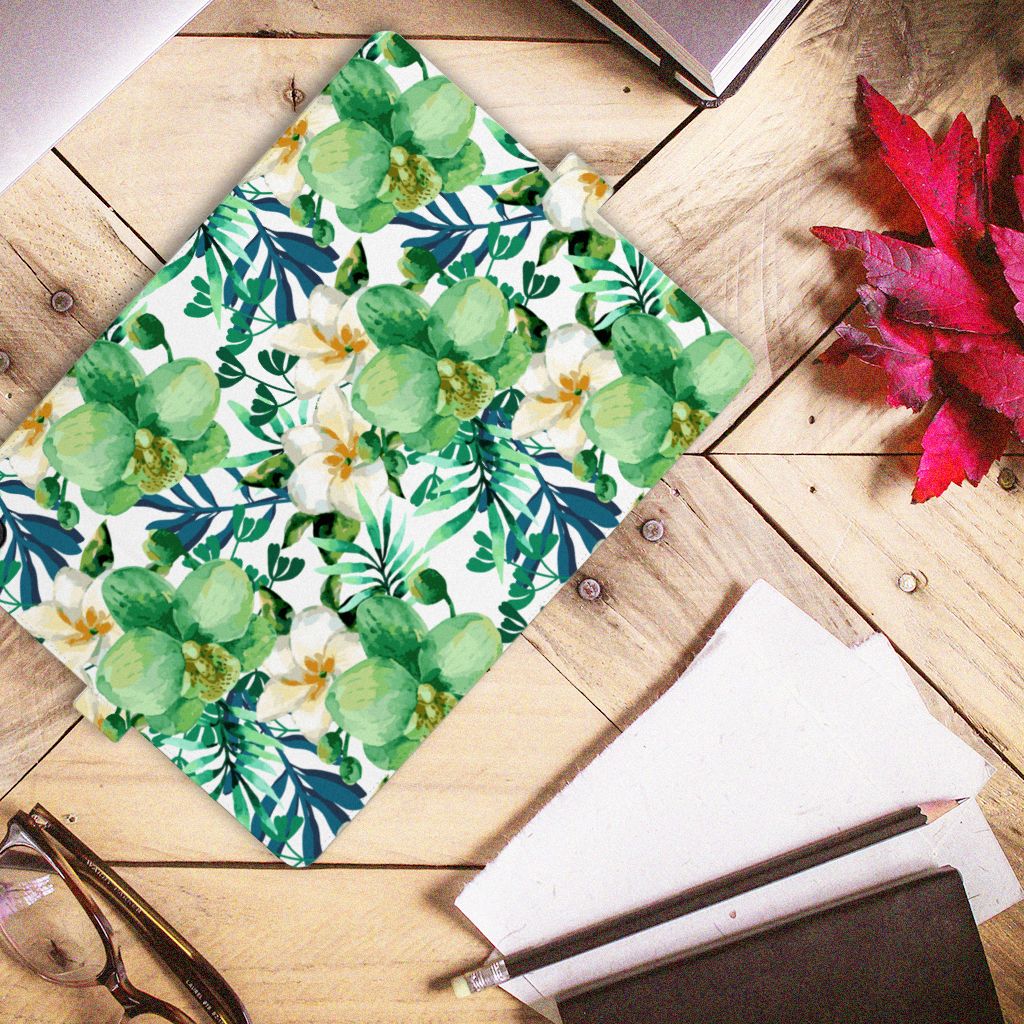 Samsung Galaxy Tab A8 2021/2022 Tablet Cover Orchidee Groen