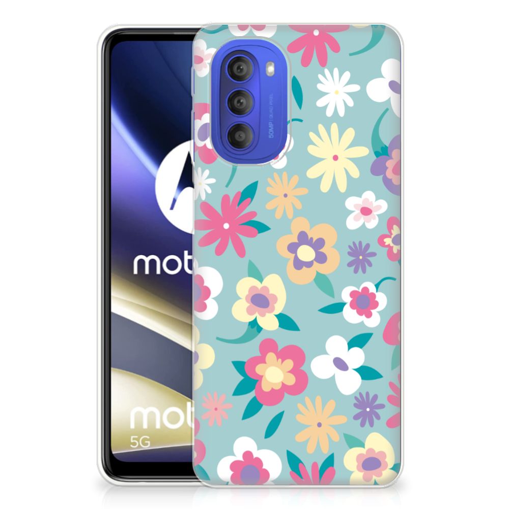 Motorola Moto G51 5G TPU Case Flower Power