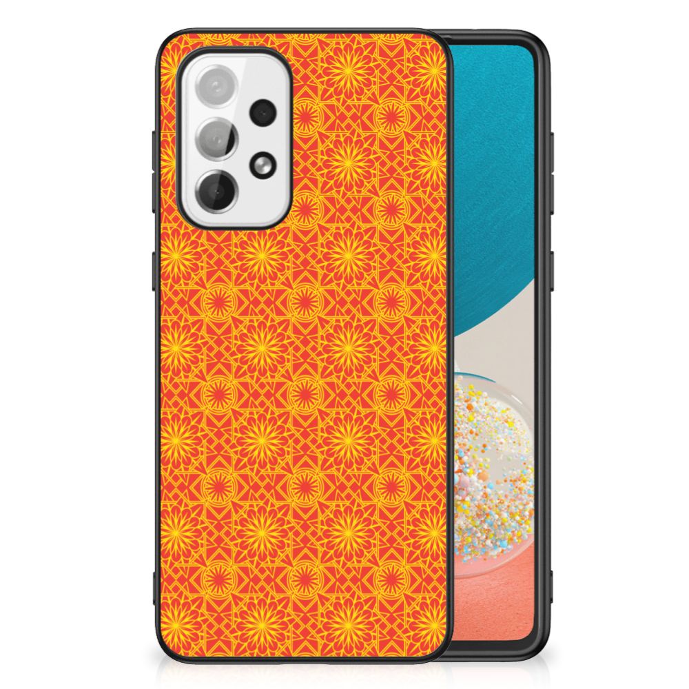 Samsung Galaxy A73 Back Case Batik Oranje B2C Telecom