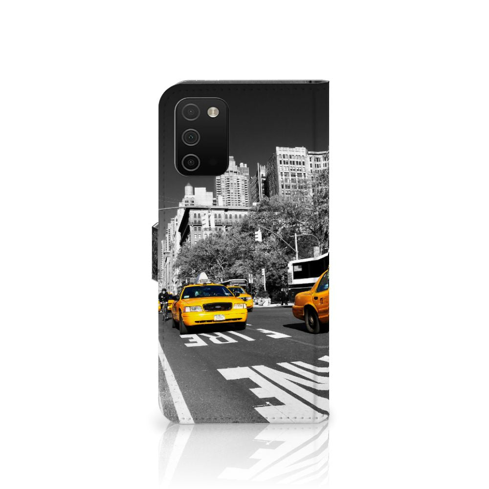 Samsung Galaxy A03s Flip Cover New York Taxi