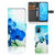 OPPO A72 | OPPO A52 Hoesje Orchidee Blauw - Cadeau voor je Moeder