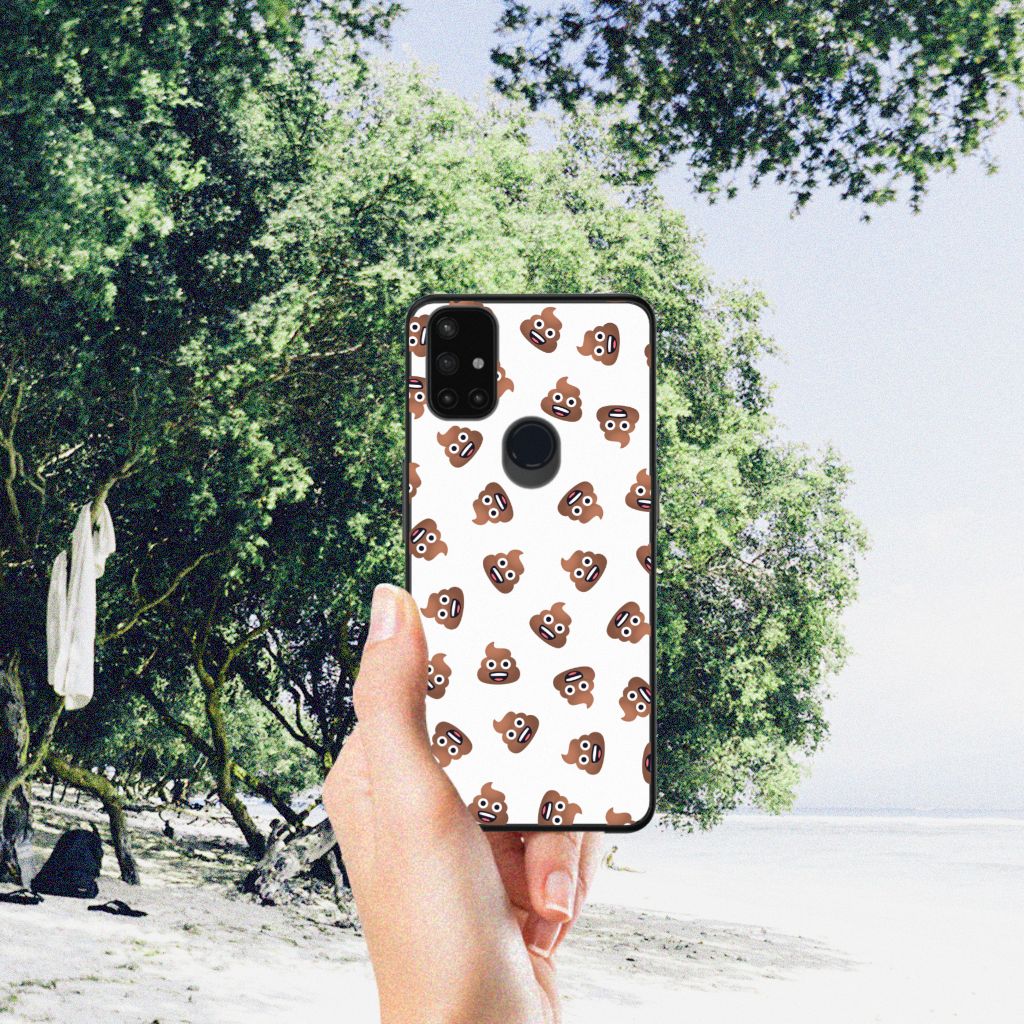 Back Case voor OnePlus Nord N10 5G Poep Emojis B2C Telecom