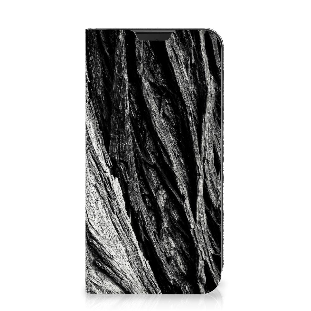 Book Wallet Case Samsung Galaxy Xcover 5 Boomschors Grijs - B2C Telecom